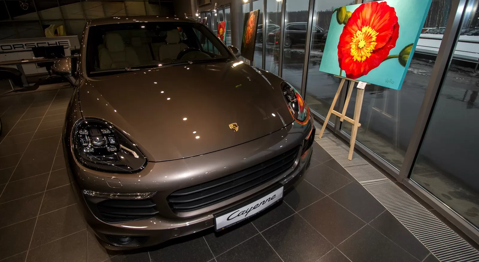 Porsche. Скажи это цветами…